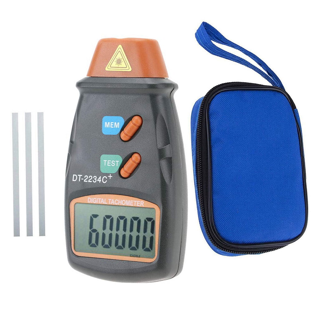 wrea Digital Tachometer Motor RPM Gauge Meter Noncontact LCD Display