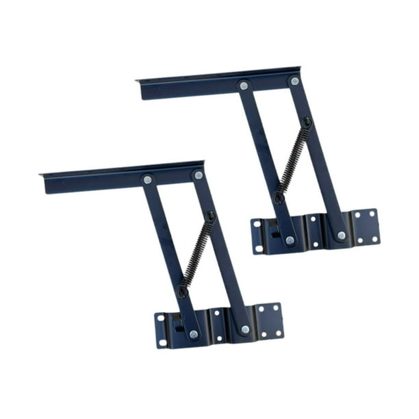 2x Bisagras elevables para mesa de té, resortes para instalación en muebles multifunción 22 cm x 242 cm x 18 cm