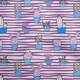 thumbnail image 1 of oneOone Polyester Lycra Violet Tissu Robe Tissu Imprimé par la Cour 56 Pouces de Large, 1 of 5