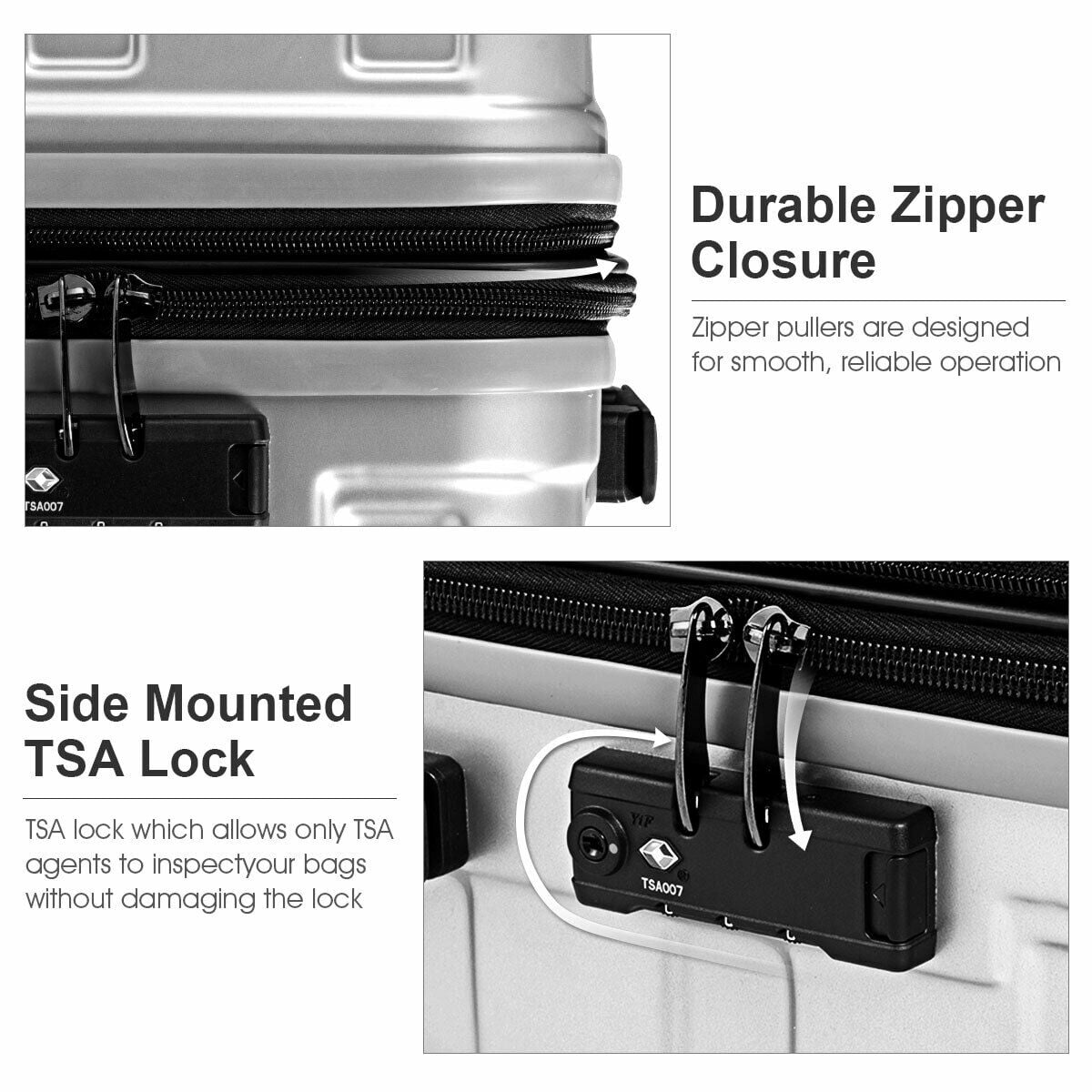 luggage without tsa lock