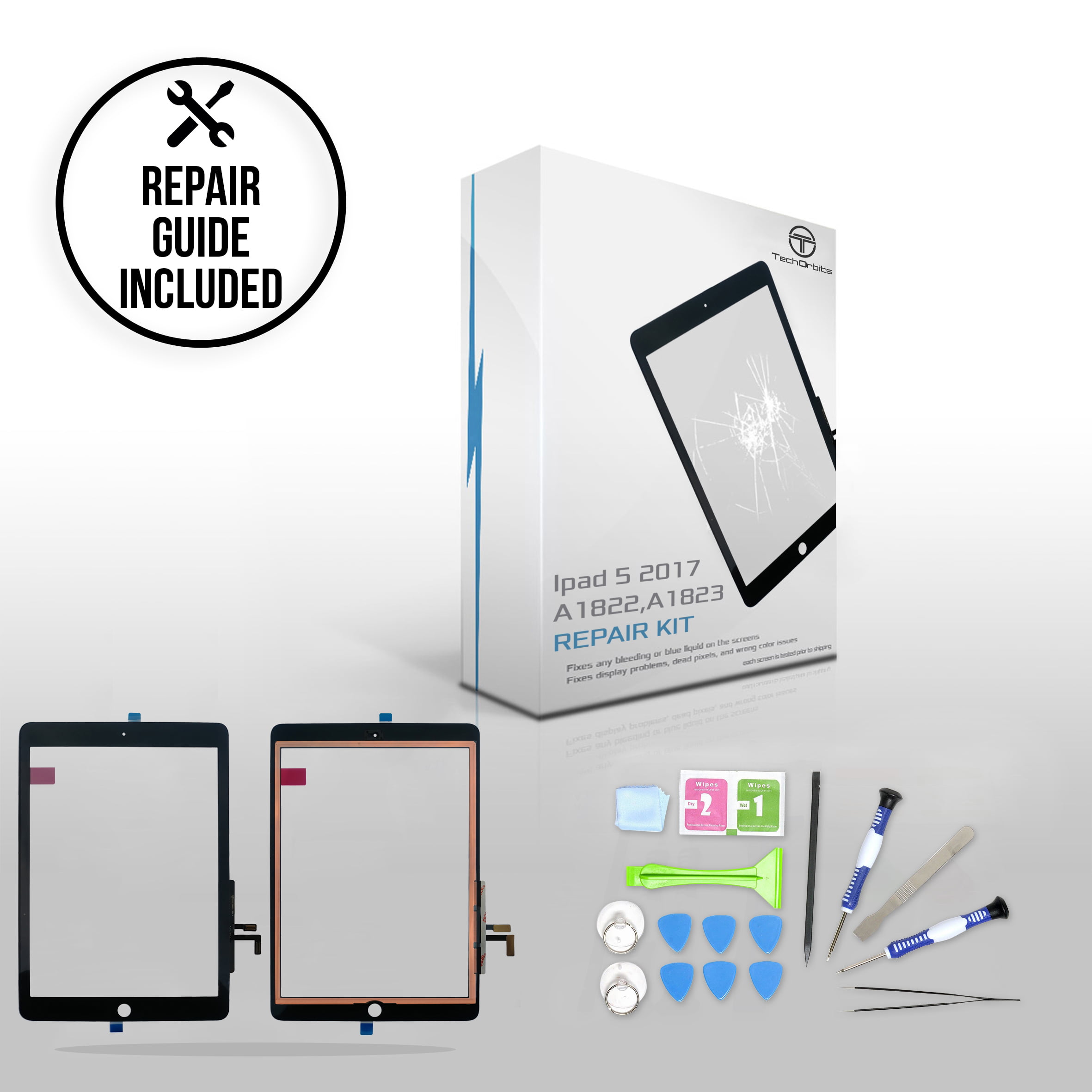 A1822 A1823 Touch Screen Digitizer Replacement Lot For iPad 5th Gen 2017 Ver