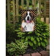 thumbnail image 2 of Saint Bernard Candy Corn Halloween Portrait Garden Flag, 2 of 2