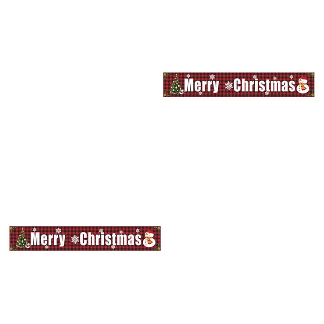 Injueey 3 M Feliz Navidad Banner Santa Claus Adornos Al aire libre Navidad Decoración para el hogar Prop Type2 NO2