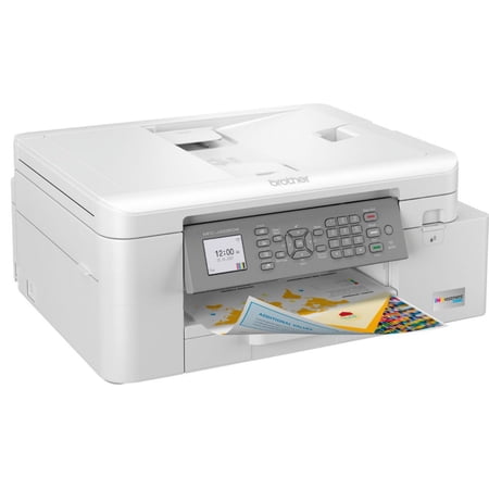 INKvestment Tank MFC-J4335DW Wireless All-in-One Inkjet Printer - Up to 1-Year of Ink In-box, Low-Cost Printing, White/Gray