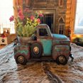 thumbnail image 3 of Amdohai Resin Handicraft Retro Car for Decoration Blue, 3 of 6