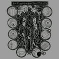 thumbnail image 2 of Boy's Marvel Eternals Kro Wood Stamp Circles Pull Over Hoodie Athletic Heather Medium, 2 of 4