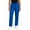 Blue, variant on Mlqidk Medical Scrub Pants for Women Soft Elastic Waist Jogger Pant Straight Leg Lightweight Stretch Cargo Pant with Pockets Pink S