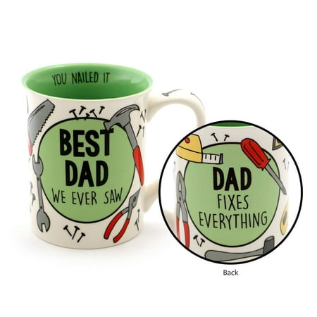 Our Name Is Mud Best Dad We Ever Saw 16 oz Mug (Best Horse Names Ever)