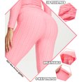 thumbnail image 3 of QRIC Women's High Waist Yoga Pants With Pockets Tummy Control Slimming Booty Leggings Workout Running Butt Lift Tights, 3 of 6