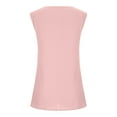 thumbnail image 6 of Loose Tank Tops for Women Bamboo Linen Camisole Pleated Tunic Vest Shirt Sleeveless Summer Camis, 6 of 6