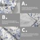thumbnail image 5 of Toalla de mano Giwawa Chinoiserie Flowers Blue Leaves, juego de 2, 5 of 8