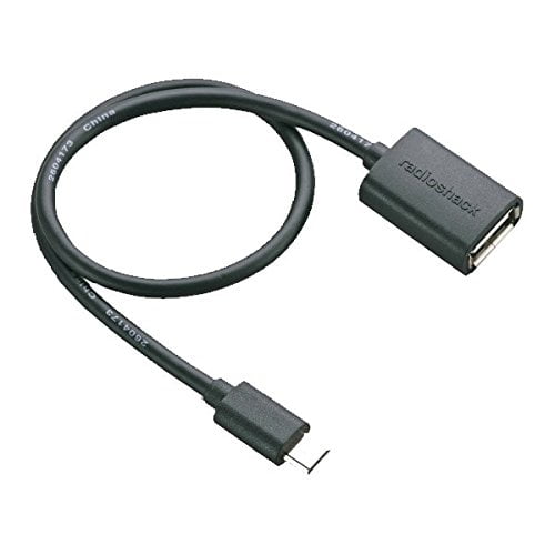 RadioShack 12Inch Micro USB OntheGo Cable