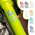 thumbnail image 2 of XINYUAN 1x Ride or Die Black Bike Frame Text Decal Stickers BMX Mountain Bike Sticker H1F1, 2 of 8