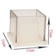 thumbnail image 1 of Cubo Cuadrado Hueco en Forma de Vela de Plástico Transparente Portavelas Tealight, 1 of 9