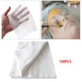 thumbnail image 1 of facial de 100 piezas, no irritante, sin pelusa, precortada para tratamiento facial, spa, bricolaje , Los 30x35cm Salvador Gasa facial, 1 of 7