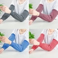 thumbnail image 2 of UV Sun Protection Arm Sleeves - Knitting Elastic Sleeve Covers for Cycling Driving Outdoor, 2 of 7