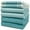 Aqua, variant on Bumble Premium Kitchen Hand Towels | 100% Cotton 16” x 26” | Absorbent Dish Cloths | 6 Pack (Grey)