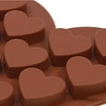 thumbnail image 6 of EUDIDV Silicone Bundt Cake Mold Heart Shaped Chocolate Molds Candy, DIY Baking Trays 10-Cavity Cake Molds Mini, 6 of 6