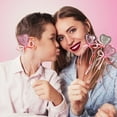 thumbnail image 4 of 12pcs Valentines Decorations,Valentine's Day Glitter Foam Heart Picks Decoration for Wedding Flower Arrangements Home Holiday Party Crafts Supplies, 4 of 7