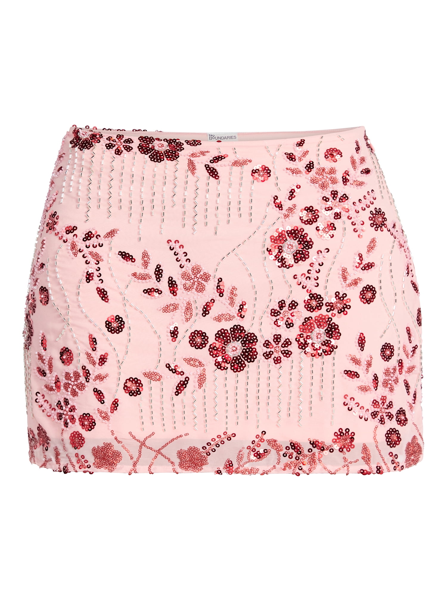 No Boundaries Sequin Embellished Mini Skirt, Women's XXS-XXL