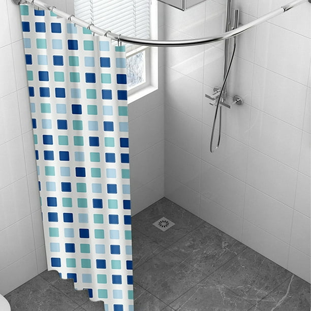 Cortina de Ducha Moderna para Baño, Ideal para El Invierno. Juego de Cortinas de Ducha de 180X180 Cm (71X71 Pulgadas).