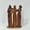 H, variant on 5.31in Resin Two Sisters Heart Figurine Tabletop Home Decoration, Friendship Women Sculpture for Living Room Shelf Desk Decor