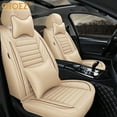 thumbnail image 6 of OTOEZ Car Seat Covers Universal Full Set 5 Seats Leather Front Back Cushion Pad Protector, 6 of 10