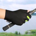 thumbnail image 4 of Mitones deportivos Guantes de pesca de enfriamiento Guantes de pesca antideslizantes con 2 guantes elásticos transpirables de diseño sin dedos para exteriores 1 1, 4 of 5