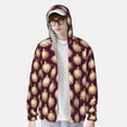 thumbnail image 3 of Picia Golden Christmas Balls Women's Men's UPF 50+ Sun Protection Hoodie Shirt Long Sleeve SPF Fishing Outdoor UV Hiking Lightweight Shirts-Small, 3 of 9
