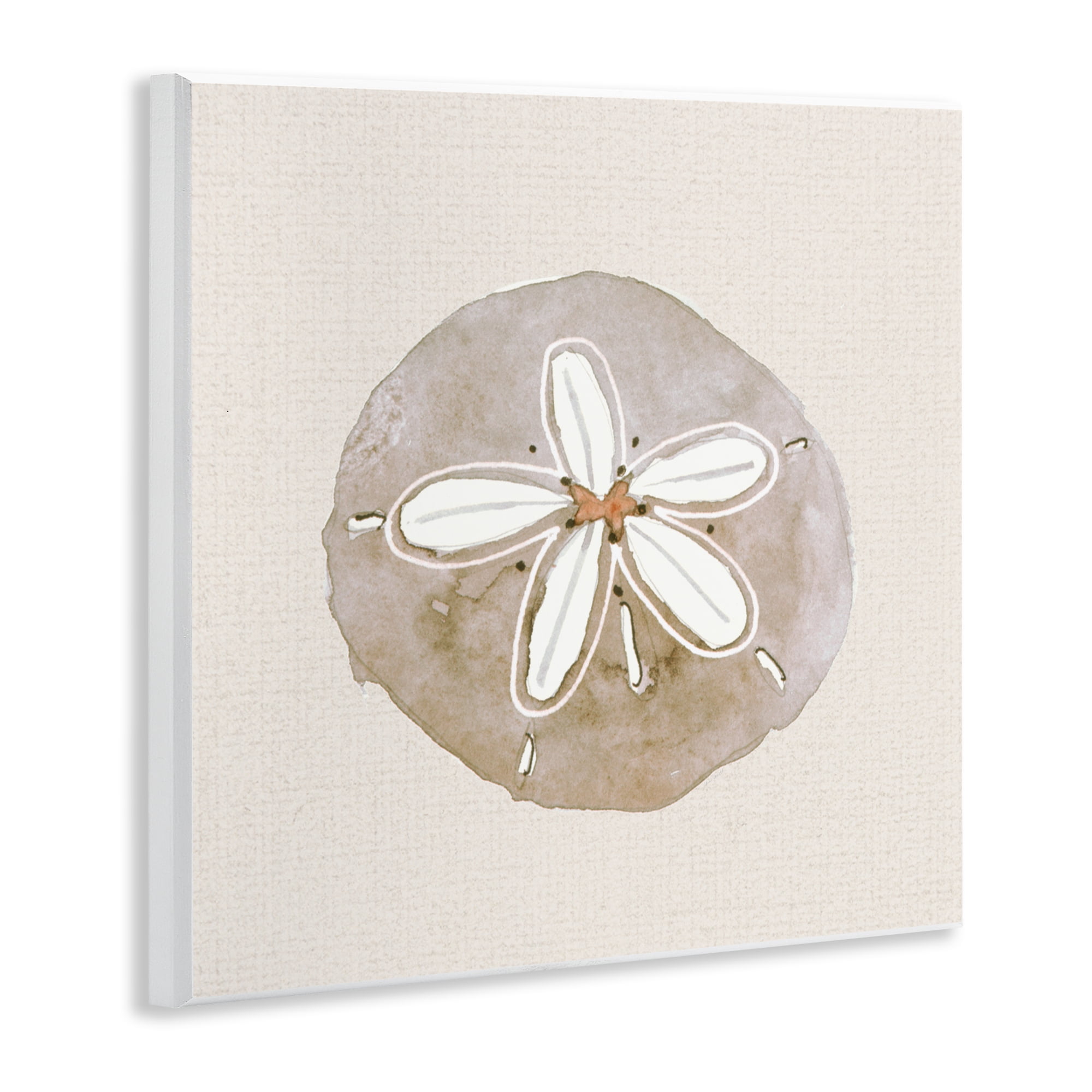 Stupell Industries Serene Beige Sand Dollar Wall Plaque Art, design by Lanie Loreth