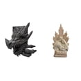 thumbnail image 1 of Figura de mesa,Estantes de sujetalibros de dragón Sujetalibros de estatua de dragón,Estatua católica,Colección de figuritas y adornos de la Sagrada Familia,Escultura católica de la, 1 of 8