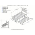 thumbnail image 7 of Nantucket Twin Extra Long Bed with Matching Footboard and Twin Extra Long Trundle in White, 7 of 7