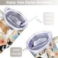 thumbnail image 5 of 40oz Dog Mom Tumbler - Leakproof Travel Coffee Mug with Handle - Cute Puppy Gift for Women Who Love Dogs - Double Wall Stainless, 5 of 7
