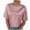 Pink, variant on SwiftWear Women's Pink Metallic Blouse – Drop Shoulder Oversized T-Shirt Top, Casual Shirt-Style Tee for Summer