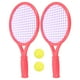 thumbnail image 4 of 1 par de raquetas de tenis para niños Raquetas de bádminton de plástico Accesorios de juegos para jardín de infantes Escuela primaria (Patrón aleatorio de talla S), 4 of 6
