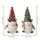 thumbnail image 4 of 1pc Christmas Gnome, LED Light Handmade Swedish Tomte Gnomes Scandinavian Santa Elf Table Ornaments Holiday Christmas Decoration, 4 of 4