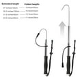 thumbnail image 3 of Telescopic Rod Aluminium/fibre Glass Rod With non-slip EVA Grip, Stainless, 3 of 8