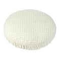 thumbnail image 1 of Cubiertas de taburete redondas Uxcell, cubiertas elásticas para taburetes de bar, fundas de cojín de taburete lavables, fundas ajustables para asientos de sillas de bar en color beige de 11" a 14", 1 of 7