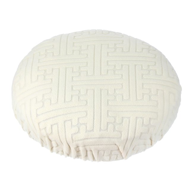 Cubiertas de taburete redondas Uxcell, cubiertas elásticas para taburetes de bar, fundas de cojín de taburete lavables, fundas ajustables para asientos de sillas de bar en color beige de 11" a 14"