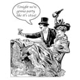 thumbnail image 3 of CafePress - Party Like 1899! T Shirt - Men's White Classic Cotton T-Shirts, 3 of 4