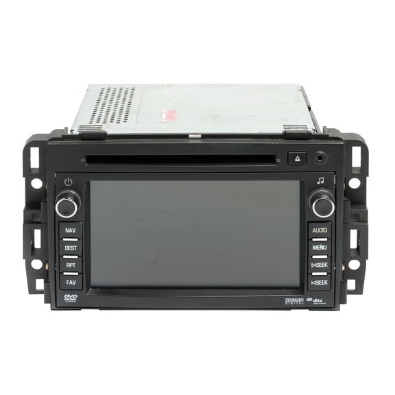 Restored 2011 GMC Acadia AMFM Radio CD Player DVD Navigation Aux Part ID 22739334 Opt U4H (Refurbished)