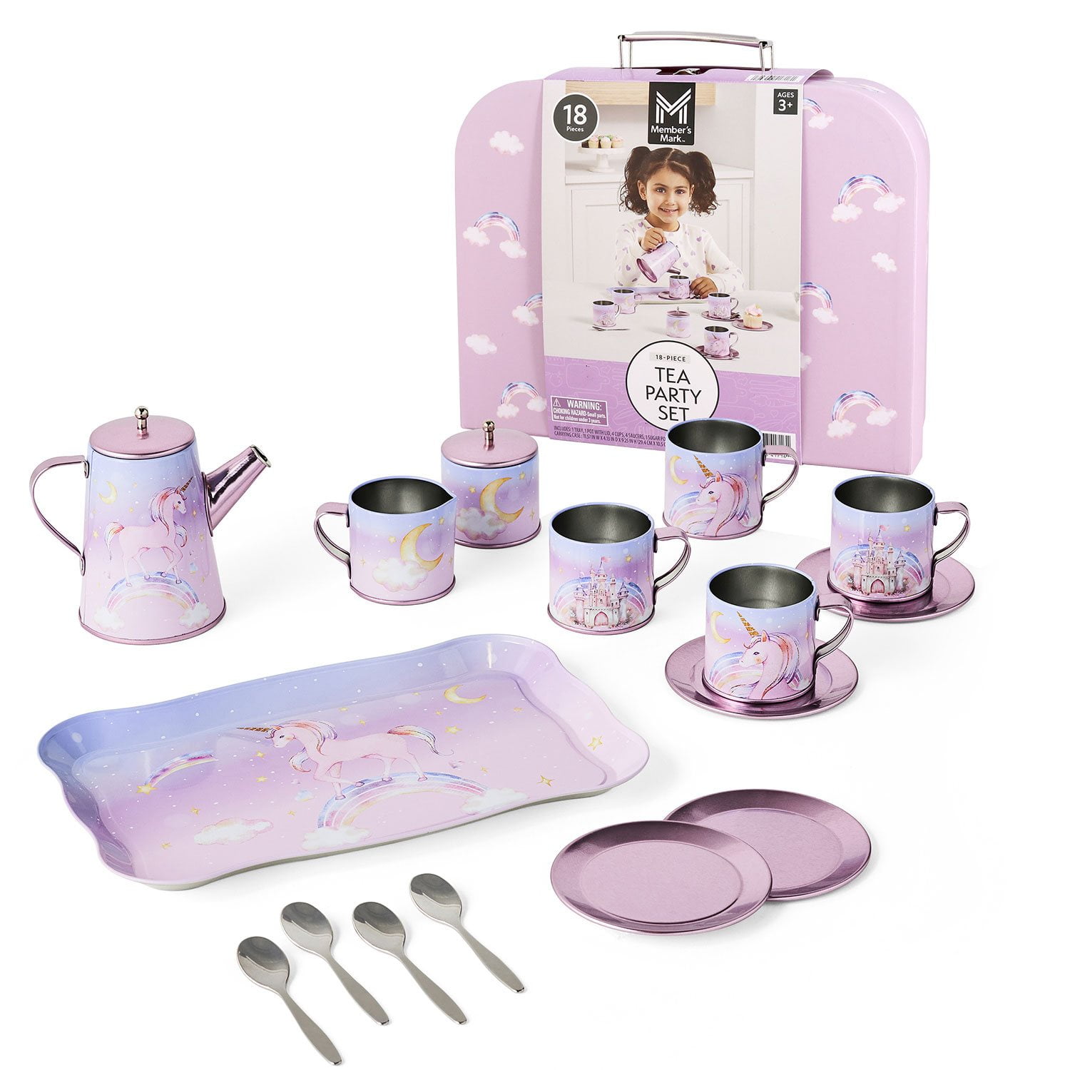 Member's Mark Tea Party Set, 18 pcs.