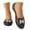 Black, variant on HOWPAY Sandals for Women Hollow out on Closed Toe Non- Ballet Flats Casual Comfortable Summer Vacation Beach Clear Jelly Shoes Black 37