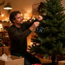 Fluffy Plush Dice Ornament 2.75 Inch - Soft Christmas Tree Decorations Hanging Pendant, Fuzzy Dice for Xmas Tree, Fun Game Night Theme Party Decor for Home Office Mantel Stocking Stuffer