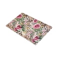 thumbnail image 2 of MKHERT Funny Striped Leopard and Flower Floral Doormat Rug Home Decor Floor Mat Bath Mat 30x18 inch, 2 of 3