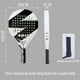 thumbnail image 2 of Pala de Pádel KUEIY Blanca de Fibra de Carbono con Funda y Accesorios para Jugadores Principiantes e, 2 of 7