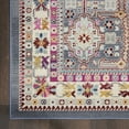 thumbnail image 5 of Nourison Vintage Kashan 2' x 6' Grey/Multi Bordered Indoor Rug, 5 of 8