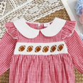 thumbnail image 4 of larppty Newborn Baby Girl Football Outfit Bubble Romper Fall Clothes | Baby Girl Football Outfit, Football Romper, for Game Day, My First Football Season Baby Girl, 4 of 4