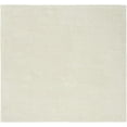 thumbnail image 2 of Nourison Malibu Shag Solid Shag Ivory 6'7" x SQUARE Area Rug, (7' Square), 2 of 8
