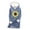 Blue, variant on Tops for Women Long Sleeved Hooded Daisy Printing Thickened Casual Sweatshirt,Womens Tops Plus Size Gray XXL